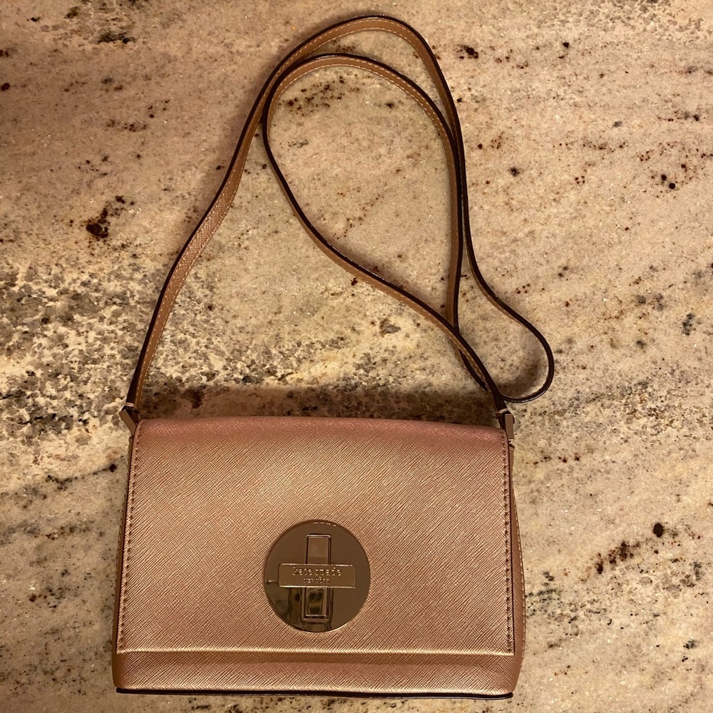 Rose Gold Kate Spade Shoulder Bag